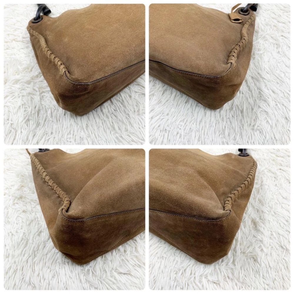 Gucci Tan Suede Hobo Bag - Picture 6 of 11